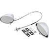 881238 Outer Door Bullet Mirrors Pair 1970 Mopar E-Body Chrome - image 1