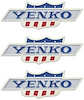 881250 Front Fender and Rear Panel Emblem Yenko; 3 Piece Set - image 1