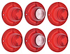 881258 Tail Lamp and Back Up lamp lens Set 1962 Impala - image 1