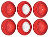 881259 Tail Lamp and Back Up Lamp Lens Set 1963 Impala; 6 Piece Set - image 1