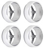 1963 Bel Air / Biscayne Tail Lamp and Back-Up Lens Trim Ring Bezel Set - image 1