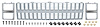 881323 Grill and Headlamp Bezel Basic Set 1981-82 Chevrolet Pickup ; Emblem Delete; Argent Silver & Chrome - image 1