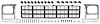 881329 Grill and Rectangur Headlamp Bezel Basic Set 1979-80 Chevrolet Pickup -Emblem Delete; Black - image 1