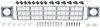 881333 Grill and Headlamp Bezel Basic Set 1977-78 Chevrolet Pickup ; Emblem Delete; Chrome - image 2