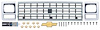 881339 Grill And Headlamp Bezel Set 1989-91 Chevrolet; R/V Model; Single Headlamps - image 1