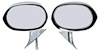 881368 1973-74 B-Body Chrome Racing Door Mirrors w/ Remote - image 1