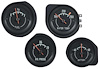 881393 1968-71 Corvette, Gauge Set, Fuel, Battery, Temp, Oil Pressure - image 1