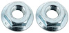 881404 M6-1.0 Metric Standard Flange Spin Lock Nut w/ Serrations, Pair - image 1