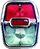 899439 Tail Lamp Assembly 1962-1964 Chevy Nova/Chevy II - image 1