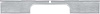 9633780 Rear Tail Panel Molding 1976-77 Camaro Type LT; Brushed Chrome - image 1