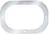 1968-72 Gearshift Boot Retainer Plate ; Chrome ; For Hurst or 4 Speed Manual Trans - image 1