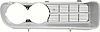 9788856 Firebird Front Grill 1967 Pontiac ; Standard; RH - image 1