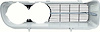 9789373 Firebird Front Grill 1967 Pontiac ; with 400 engine; RH - image 1
