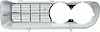 9789374 Firebird Front Grille 1967 Pontiac ; with 400 engine; LH - image 1