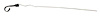 9793342 1968-79 Pontiac 350, 400, 455, Oil Dipstick, w/out AC, Correct Handle, 17-1/2" Length