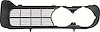 9793726 Front Grille 1968 Pontiac Firebird; Standard; LH - image 1