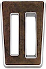Console Shift Plate 1969 Firebird Turbo Hydromatic - image 1