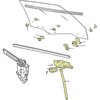 9822151 Door Glass Track, Window Guide and Hardware Kit for 1970-1972 Chevy Chevelle, GM A-Body [Right/Passenger Side] - image 2