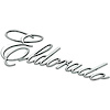 9882666 1972-78 Cadillac Eldorado, Trunk Emblem, Eldorado Nameplate Script - image 1