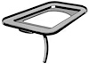 9B624 Shaker Hood Scoop Seal and Plate-1969-71 Ford Mustang; with Drain Hose - image 1
