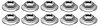 A10733K Thread Cutting Pal Nut, 5/16" Stud Size, Hex Washer Head, Zinc Plated, 10 Piece Set - image 1