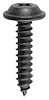 A12215 Tapping Screw, Phillips Flat Washer Head, #8 x 3/4", Black, Each - image 1