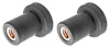 A13010K Radiator & AC Rubber Well Nut, 1/4-20 Thread, Fits 1/2" Hole, Pair - image 1