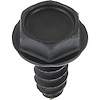 A16149 #10 x 1/2" Lg Tapping Screw w/ 5/16" Hex Washer Head, Black Oxide - image 1