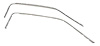 A1700 Roof Rail Sash Moldings-1965-66 Mustang; Fastback - image 1