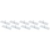 A19378K Metal Universal Break Off Style Molding Clip, #10-24 Thread, 2.5" Wide, Zinc Plated, 10 Piece Set - image 2