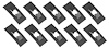 A2099K Push On Flat Nut, Fits 18" Stud, Black Phosphate Coated, 10 Piece Set - image 1