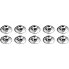 A2558K Molding Clip Retaining Pal Nut, #10-24 Thread Size, 3/4" Diameter Washer Head, 10 Piece Set - image 1