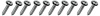 A2774K Washer Head Chrome Trim Screw, #8 x 5/8" w/ Small Flush Free Spinning Washer, 10 Piece Set - image 1