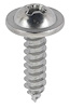 A2806 Molding Screw, Phillips, 8-18 x 5/8", 13/32" Diameter Washer Head, Chrome Plated - image 1