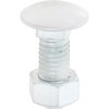 A3102 Bumper Bolt & Nut; 1938-91 GM; 1948-79 Ford; Stainless Steel Capped; 1/2"-13 x 1-1/2"; Low Dome; Various Models - image 3