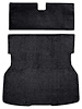 A4021A01 Rear Cargo Area Cut Pile Carpet Set 1979-82 Mustang With Solid Rear Seat Back; Black - image 1