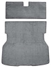A4021A25 1979-82 Mustang with Solid Rear Seat Back Rear Cargo Area Cut Pile Carpet Set - Medium Gray - image 1