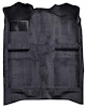 A4022A33 Passenger Area Cut Pile Floor Carpet 1982-93 Mustang Coupe/Hatchback; Graphite - image 1