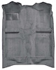 A4022B25 Passenger Area Cut Pile Carpet With Mass Backing 1982-93 Mustang Coupe/Hatchback; Medium Gray - image 1