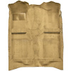 A4022B69 Passenger Area Cut Pile Carpet With Mass Backing 1982-93 Mustang Coupe/Hatchback; Medium Saddle - image 1