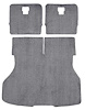 A4024A25 Rear Cargo Area Cut Pile Carpet 1983-86 Mustang Hatchback; Medium Gray - image 1