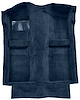 A4025B12 Passenger Area Cut Pile Floor Carpet With Mass Backing 1983-93 Mustang Convertible; Regatta Blue - image 1