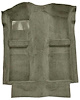 A4025B44 Passenger Area Cut Pile Floor Carpet With Mass Backing 1983-93 Mustang Convertible; Sandalwood - image 1