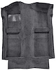 A4025B47 Passenger Area Cut Pile Floor Carpet With Mass Backing 1983-93 Mustang Convertible; Dark Gray - image 1
