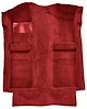 A4025B58 Passenger Area Cut Pile Floor Carpet With Mass Backing 1983-93 Mustang Convertible; Maple/Canyon - image 1