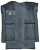 A4025B64 Passenger Area Cut Pile Floor Carpet With Mass Backing 1983-93 Mustang Convertible; Steel Blue - image 1