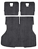 A4026A33 Hatchback Rear Cargo Area Cut Pile Carpet Set 1987-93 Mustang; Graphite - image 1