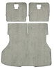 A4026A91 Rear Cargo Area Cut Pile Carpet Set Mustang Hatchback; Antelope/Neutral - image 1