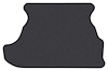 A4028A33 Cut Pile Carpet Trunk Mat 1979-93 Mustang Coupe; Graphite - image 1