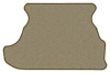 A4028A69 Cut Pile Carpet Trunk Mat 1979-93 Mustang Coupe; Medium Saddle - image 1